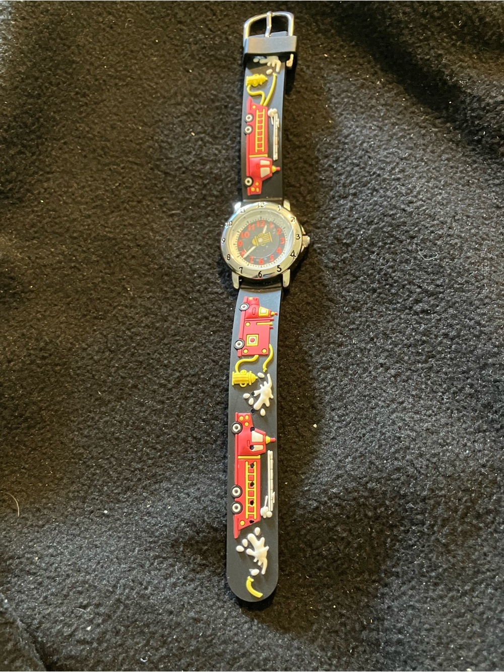 The Kidswatch Company Child’s Fire Truck 3D Watch - NEW Battery, Face Protector